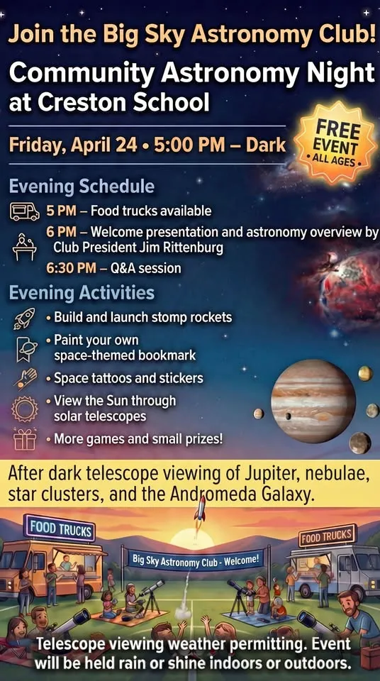 Community Astronomy Night + Star Party