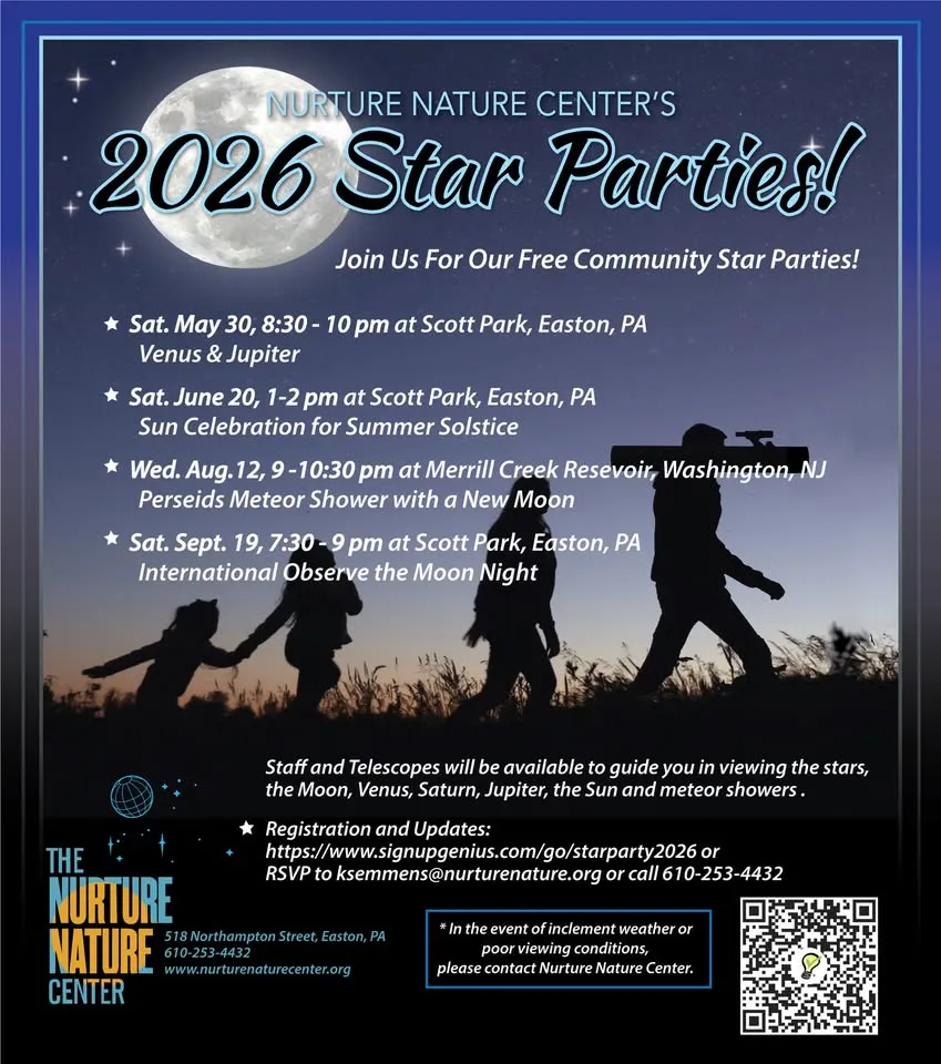 Nurture Nature Center 2026 Star Parties - Venus and Jupiter