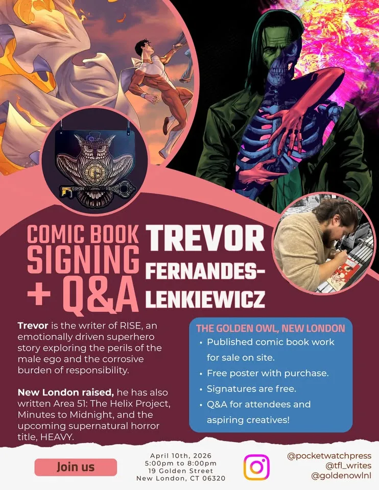 Comic Book Signing + Q&A with TREVOR FERNANDES-LENKIEWICZ