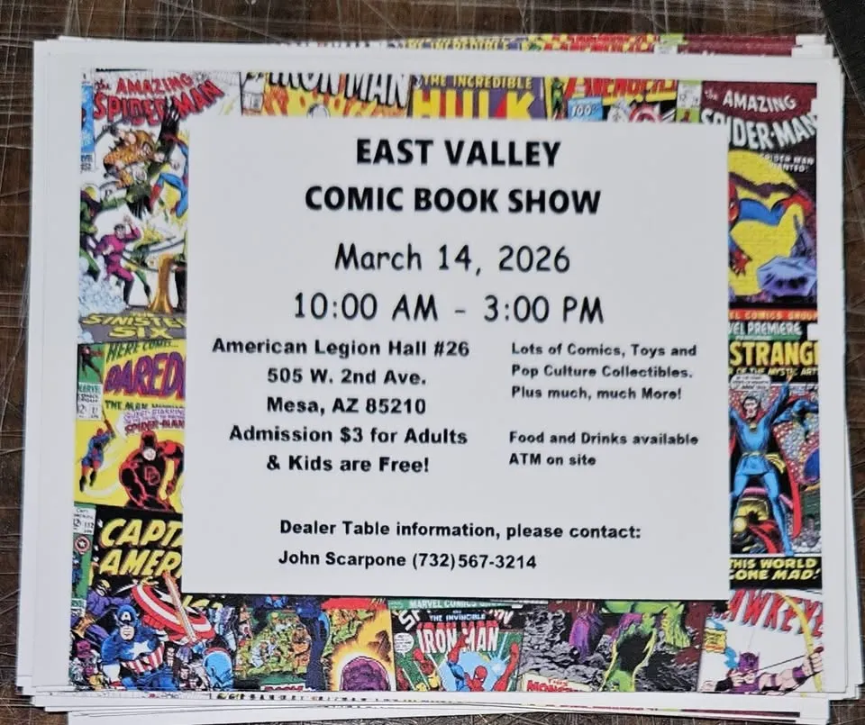 East Valley Comic Book Show!