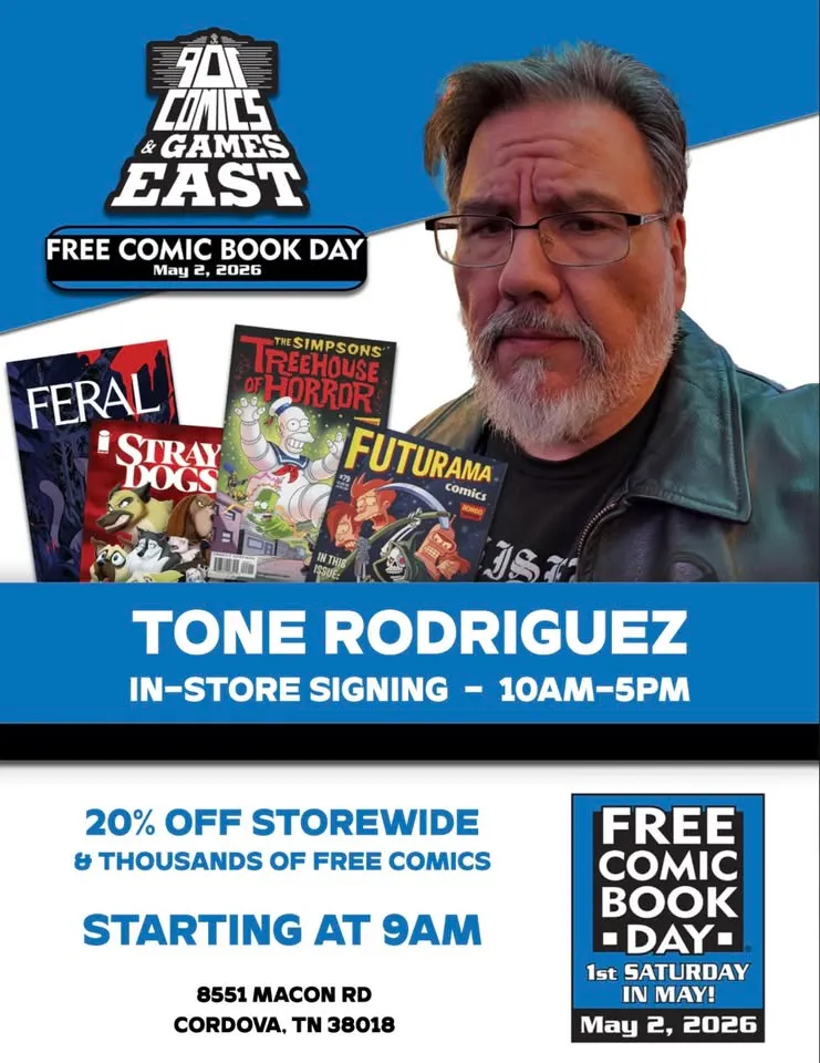 Free Comic Book Day w/ Artist Tone Rodriguez