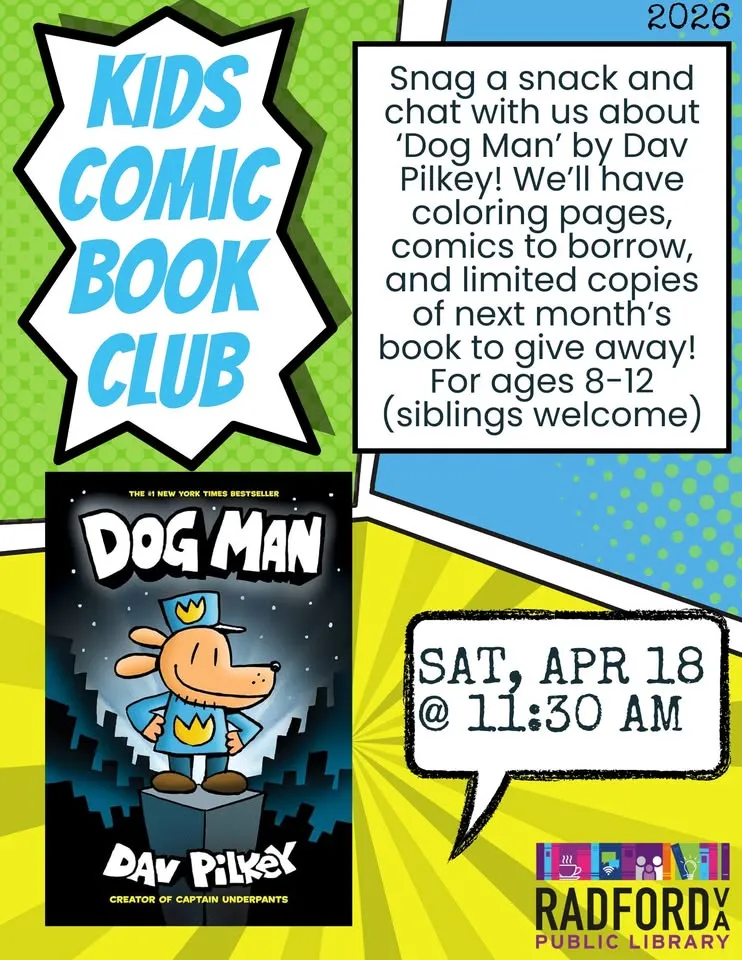 Kids Comic Book Club: Dog Man