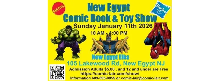 New Egypt Comic Book & Toy Show