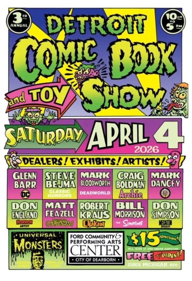 The Detroit Comic Book and Toy Show