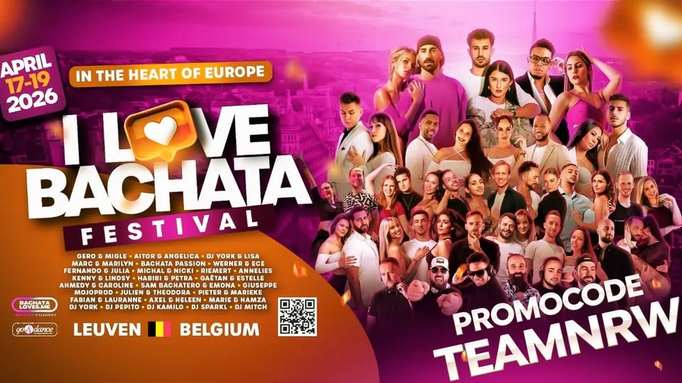 💜 I Love Bachata Festival 2026 💜 Teamnrw