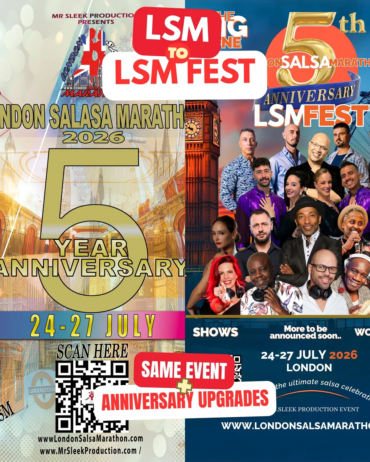 London Salsa Marathon/Fest 5 Year Anniversary 2026