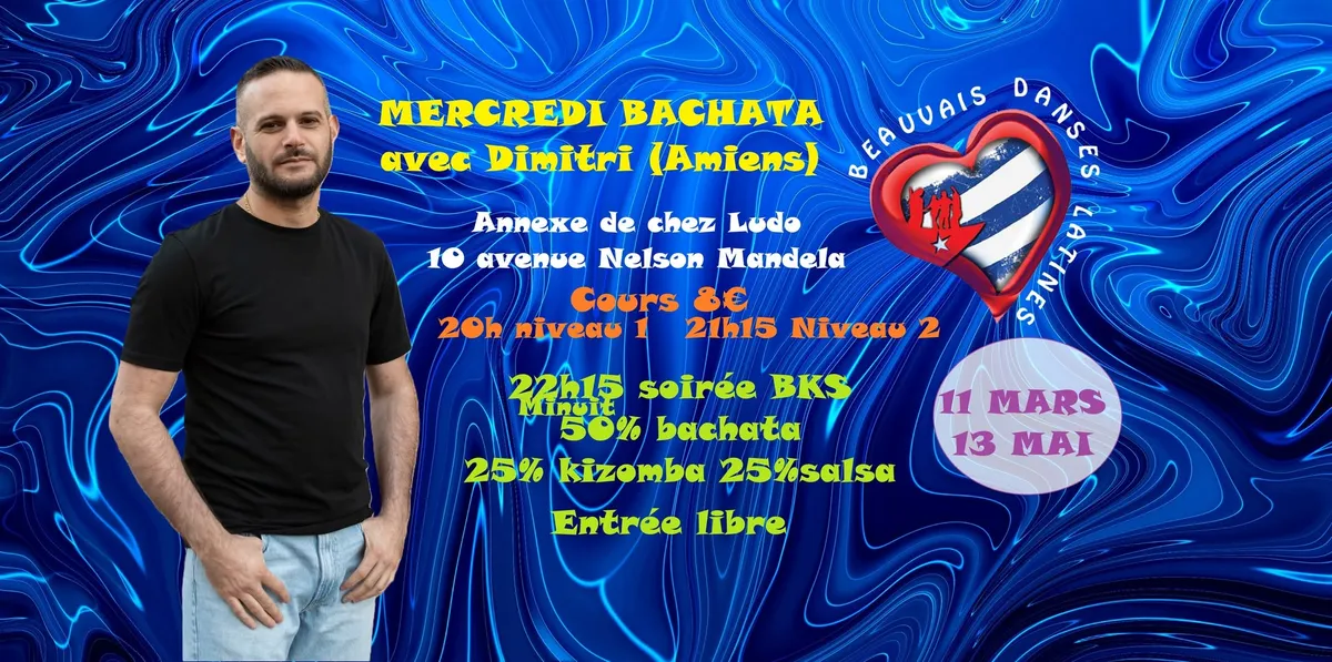 Mercredi spécial BACHATA  avec  DIMITRI TARABAY à l'Annexe