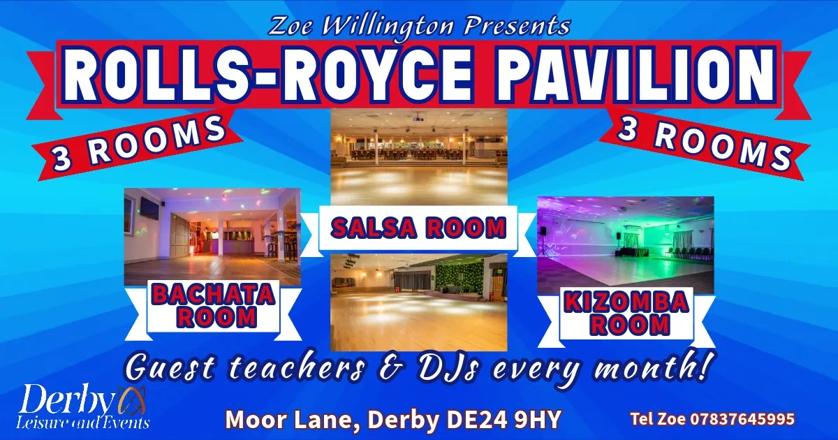 ROLLS-ROYCE NOVEMBER 20th - 3 ROOMS - Salsa ~ Bachata ~ Kizomba Party