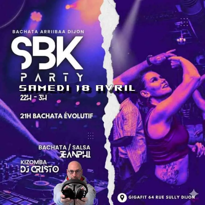 SBK PARTY+( bachata évolutif)