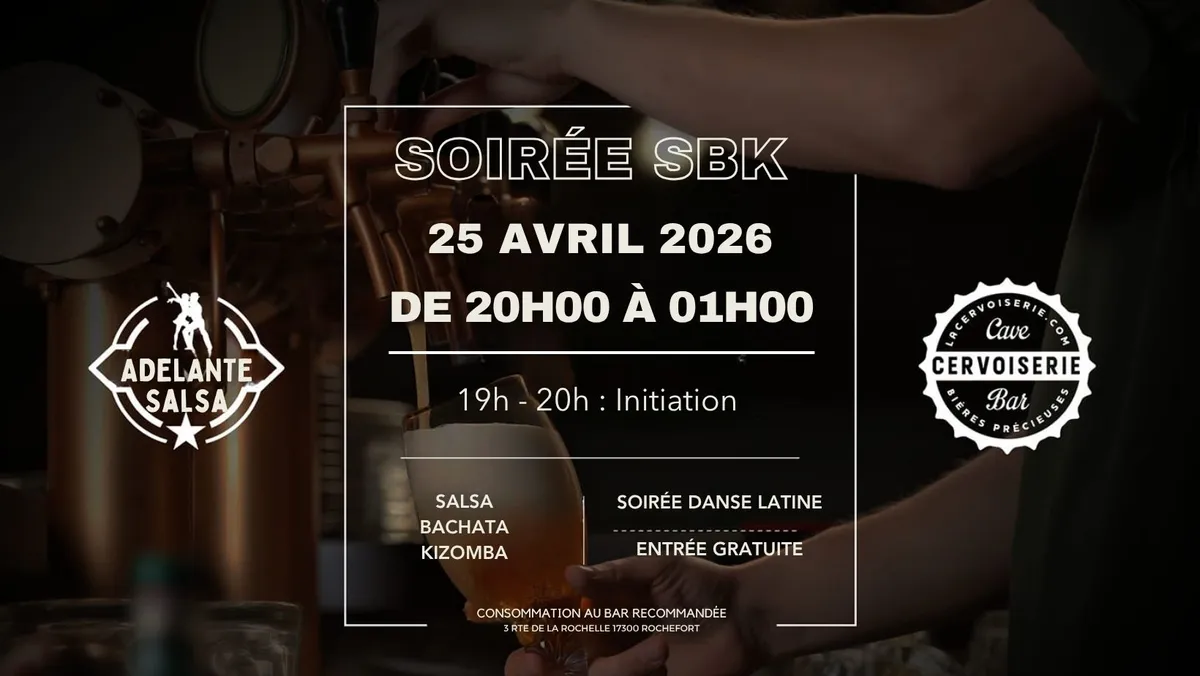 SoiréE Sbk Adelante Salsa - La Cervoiserie Rochefort