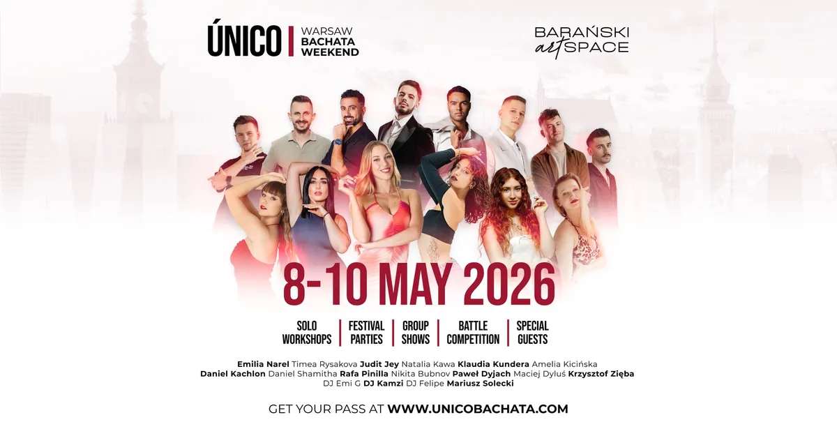 Único Bachata Weekend 8-10.05.2026! ❤️