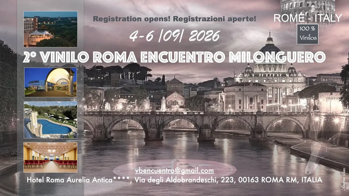 2° VINILO Roma ENCUENTRO Milonguero 2026