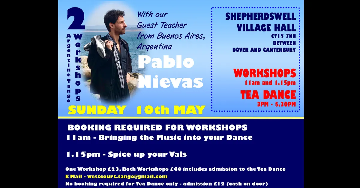 Argentine Tango Workshops with Pablo Nievas