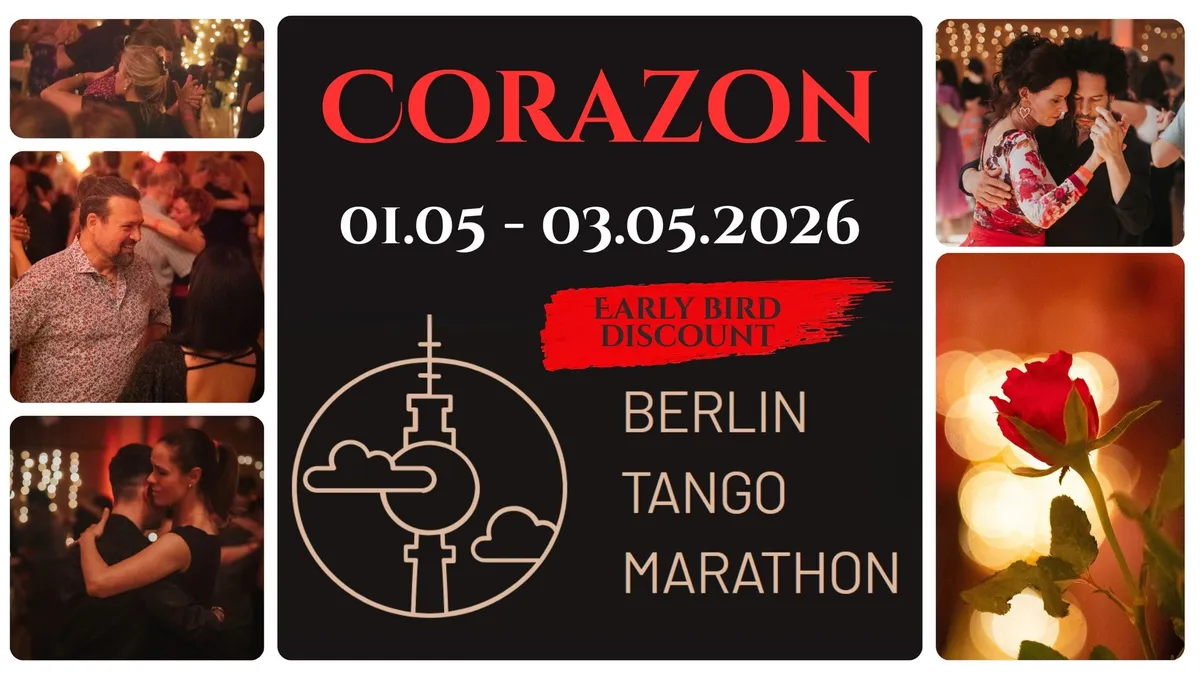 Corazon Berlin Tango Marathon 01th - 03th Mai 2026