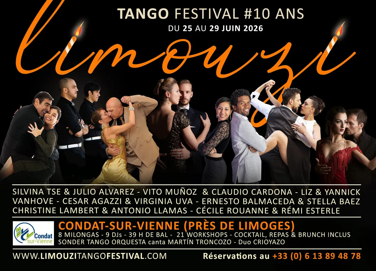 Limouzi Tango Festival 2026 - 10 ans !!!!