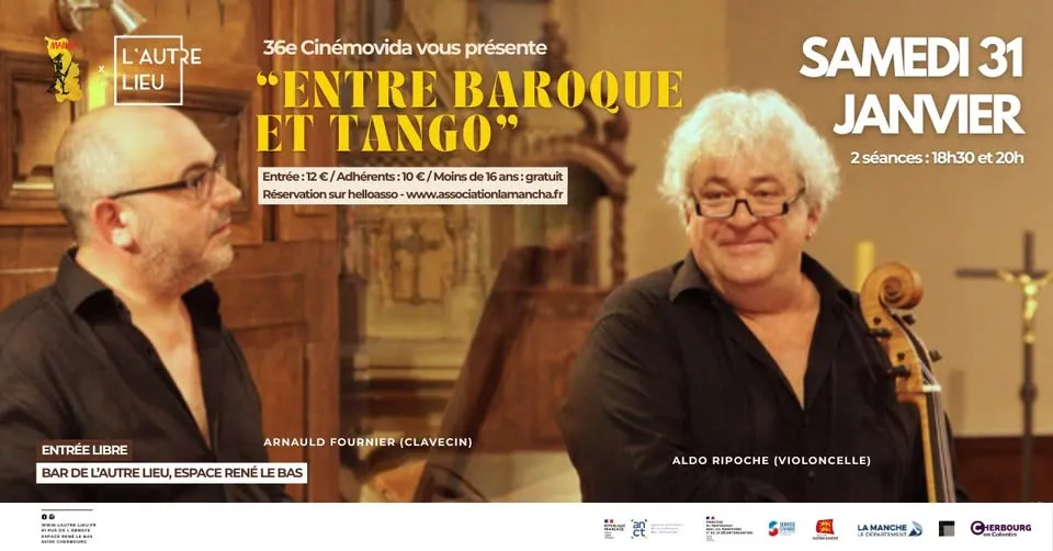 CONCERT - Festival CINEMOVIDA “ENTRE BAROQUE ET TANGO” – Bar de L’Autre Lieu