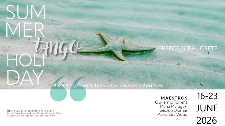 Greece Tango Holiday, Sitia-Crete 2026 (14th Edition)