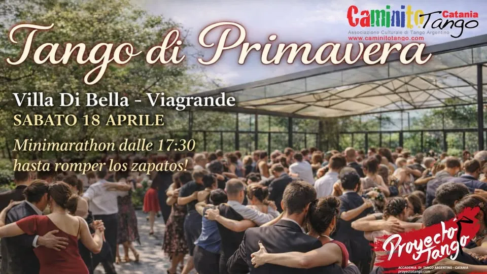 Tango di Primavera - Mini-Marathon sabato 18 aprile - Villa Di Bella