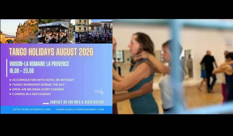 Tango Holidays 2026 - Vaison-la-Romaine